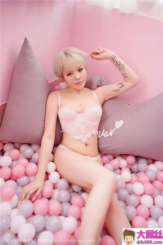 FEILIN嗲囡囡No.350小恶魔S睡衣与粉色波波池系列